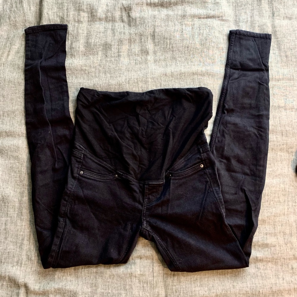 H&M Black Skinny Maternity Jeans
